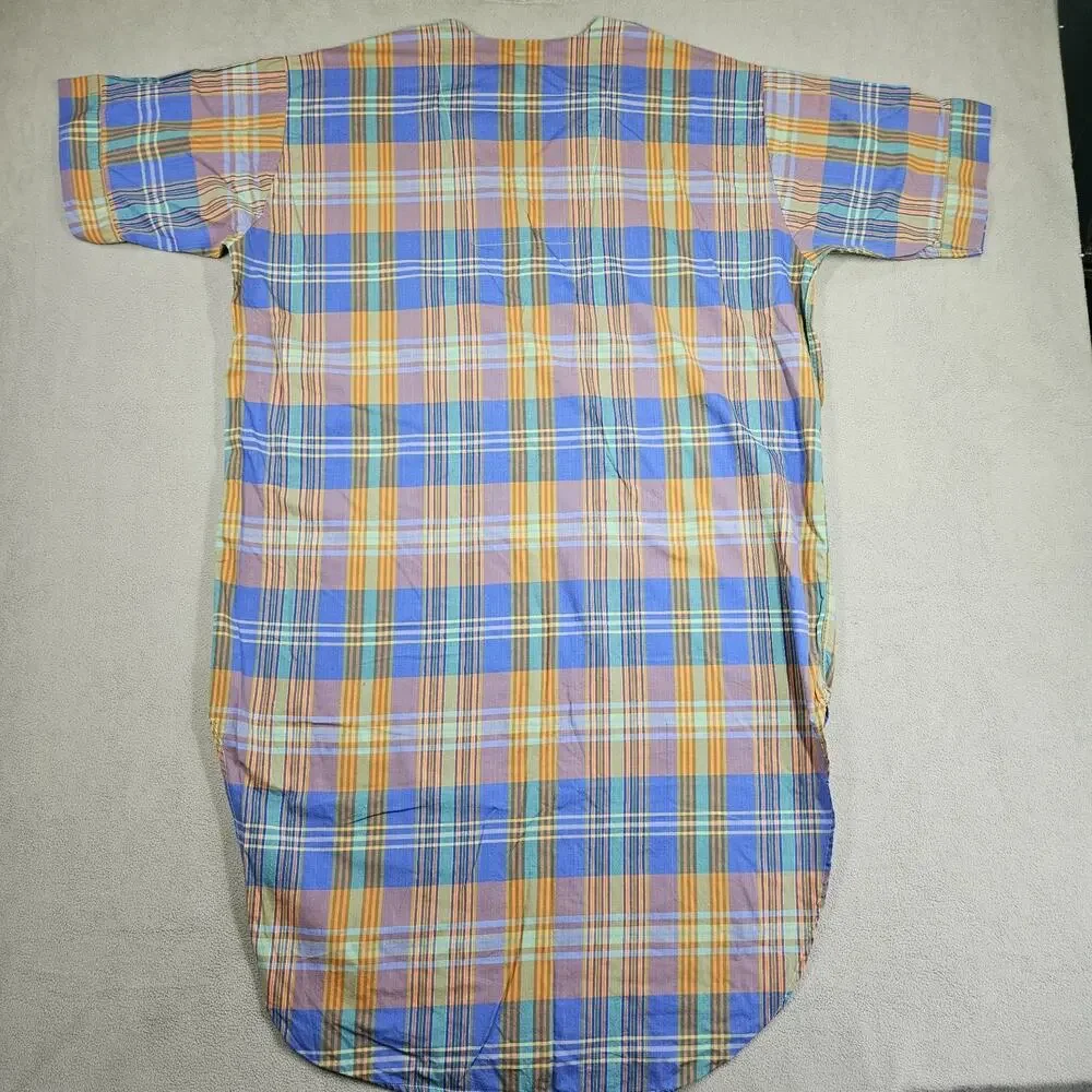 Disney Store Nightgown Winnie The Pooh Piglet Plaid Sleep Shirt OSFM Cottage - Picture 6 of 14
